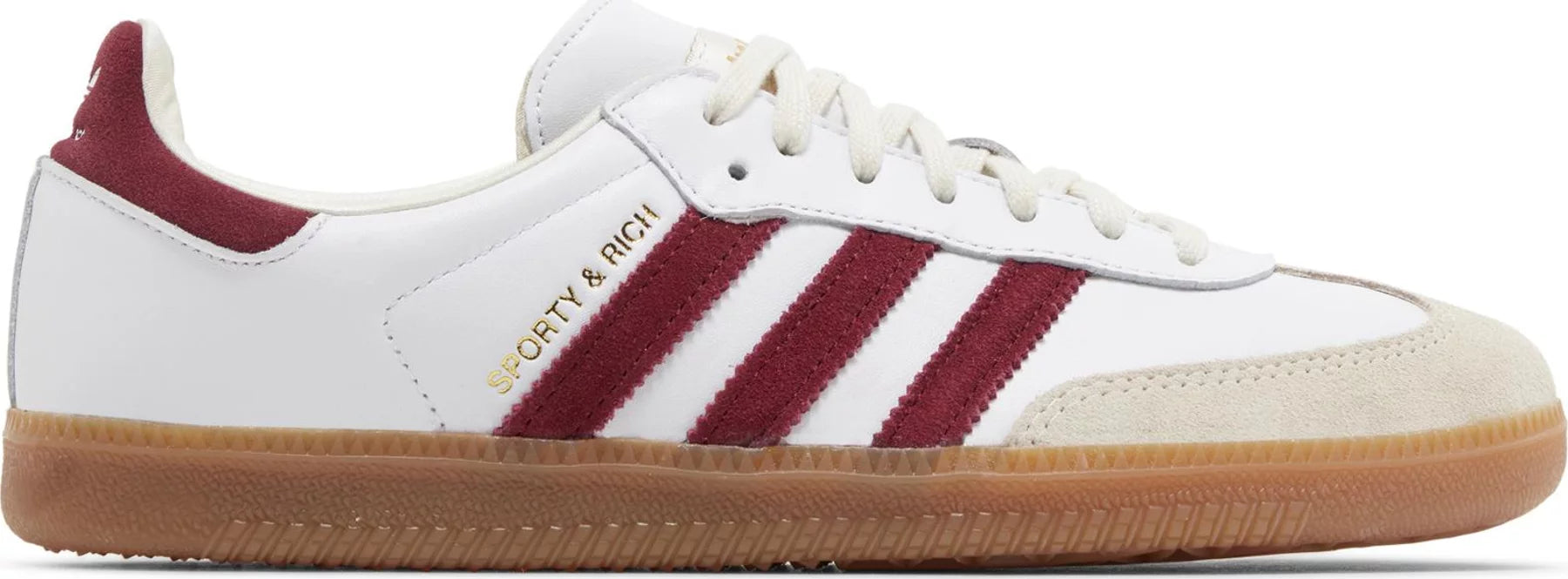 Sporty & Rich x Samba OG 'White Core Burgundy'