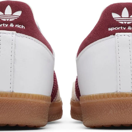 Sporty & Rich x Samba OG 'White Core Burgundy'