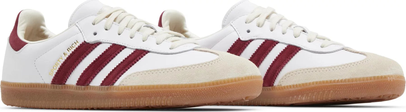 Sporty & Rich x Samba OG 'White Core Burgundy'